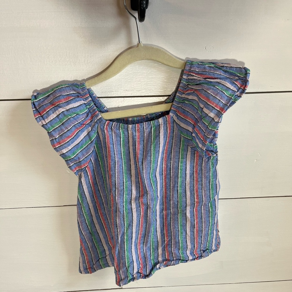 Gap Girls Colorful Striped Blouse